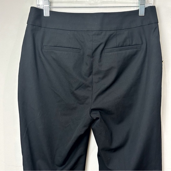 Loft Julie Trouser Sailor Straight Leg Pants Black Gold Button Nautical - Picture 5 of 8